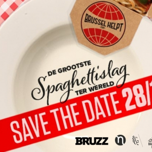 Save the date: 28/11 Grootste Spaghettislag ter Wereld voor Babytheek Brussel