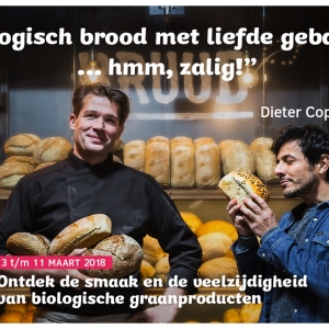 Dieter Coppens helemaal fan van biobrood! 