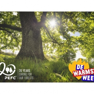 Steun de toekomst van onze bossen met PEFC tijdens de Warmste Week