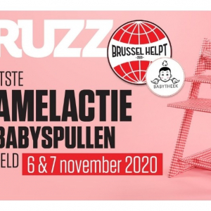 Inzamelactie voor Babytheek Brussel op 6 en 7 november